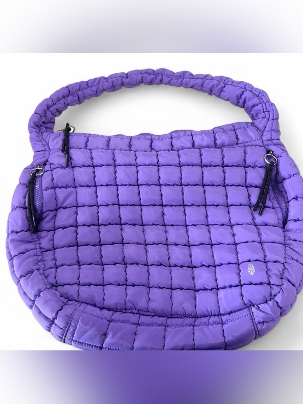Large free people Quilted Shoulder Bag in Purple